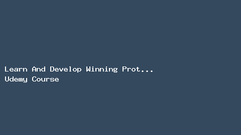 Learn And Develop Winning Prototypes